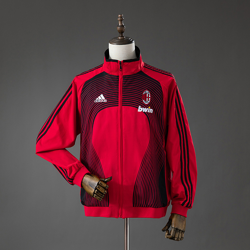 Milan AC Milan 06/07 Training Windbreaker - Red S-XXL