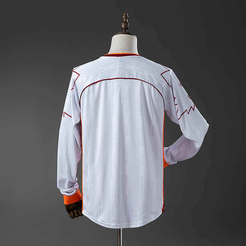 Roma Roma 99/00 Away Long-Sleeve Retro Jersey S-XXL 2