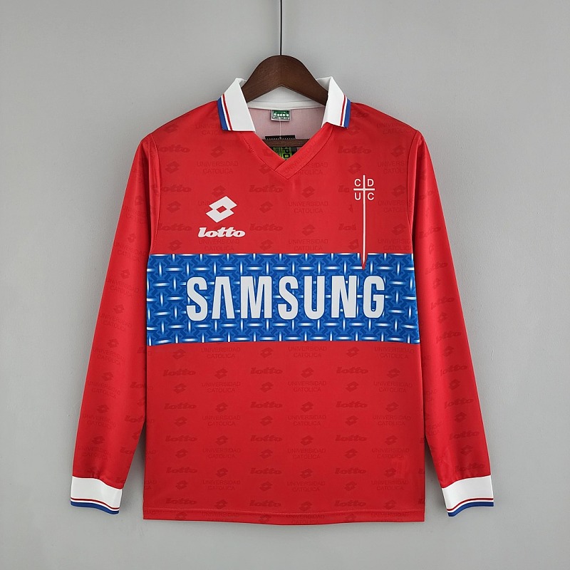 1996 Long Retro 1996 Long Sleeve Deportivo Universidad Católica Third away S-XXL