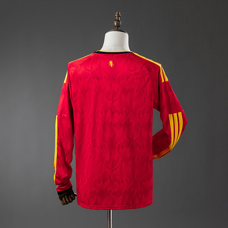 Belgio Belgium 2026 Home Long-Sleeve Jersey S-4XL 2