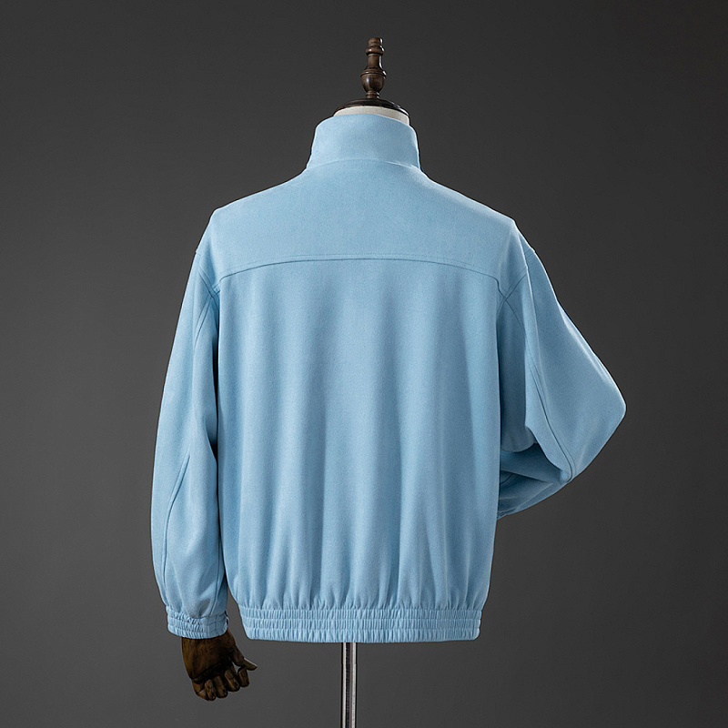 (Chinese New (Chinese New Year) Tang-style jacket - Sky blue S-XXL 2