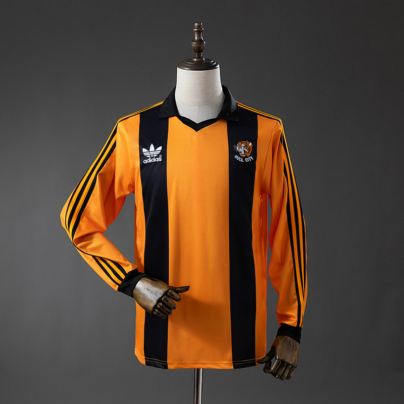 Hull City Hull City 81/82 Home Long-Sleeve Retro Jersey S-XXL