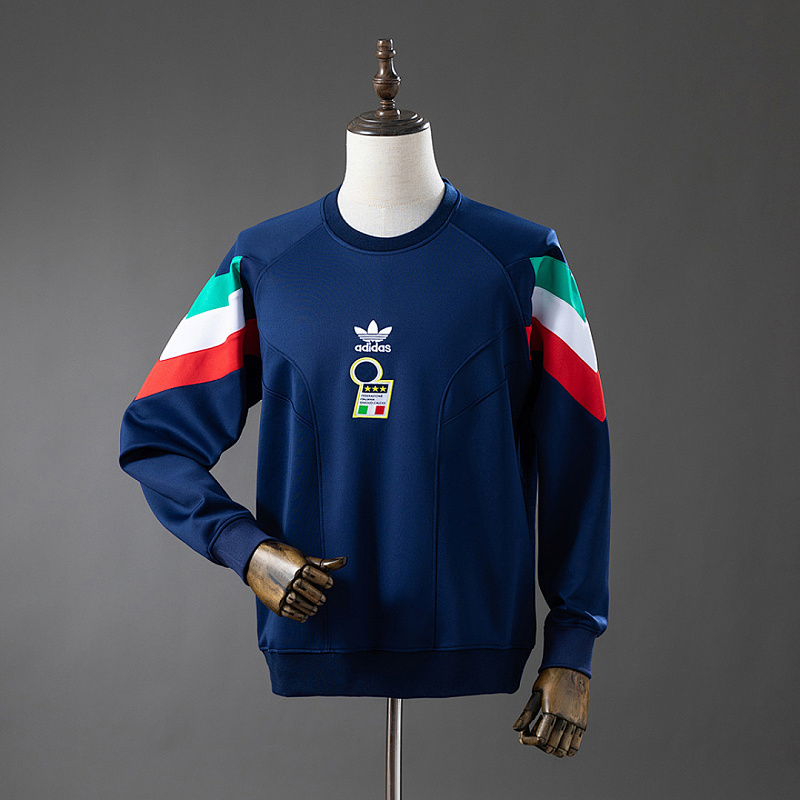 Italia Italy Navy Blue Sweatshirt S-3XL