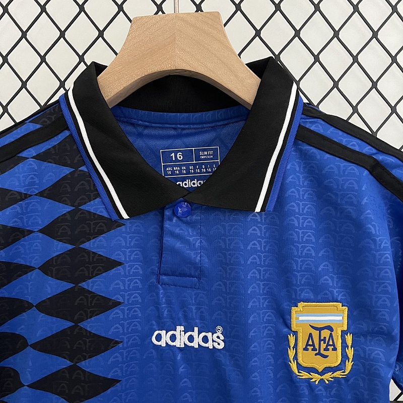 Argentina kids Argentina 1994 away size: 16-28 3