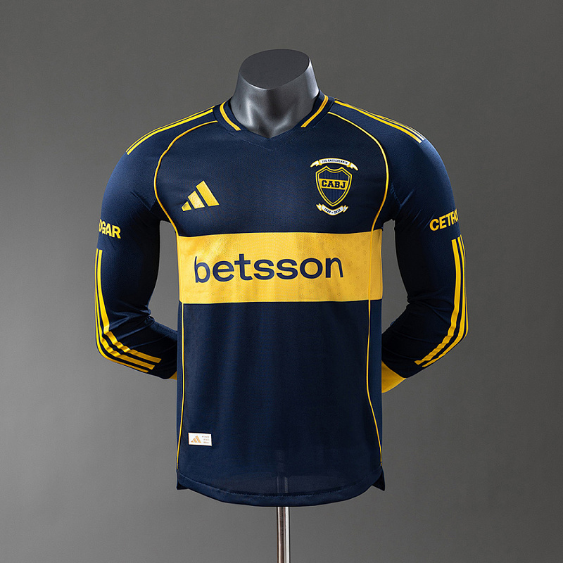 Boca Juniors Boca Juniors 25/26 Player Home Long Sleeve Jersey S-4XL