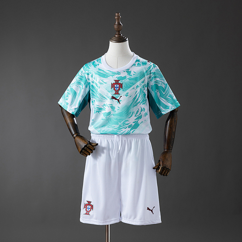 Portogallo Portugal 2026 Away Kids Kit Jerseys SIZE 16-28