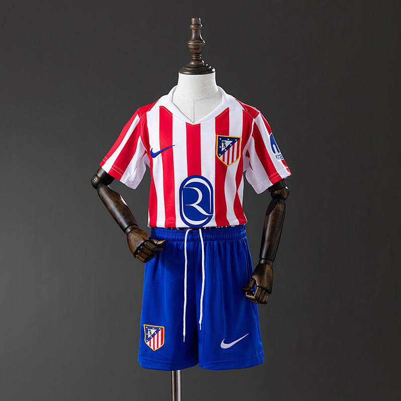 Real Madrid Atletico Madrid 25/26 Home kids kit Jersey SIZE 16-28