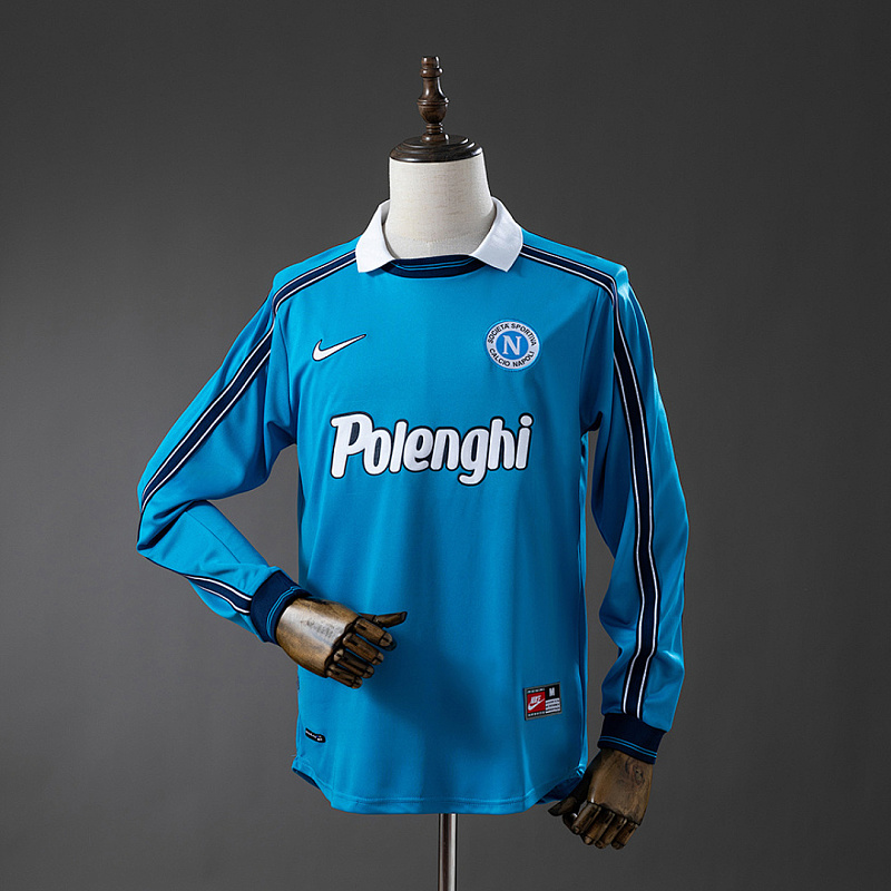 Napoli Napoli 98/99 Home Long-Sleeve Retro Jersey S-XXL