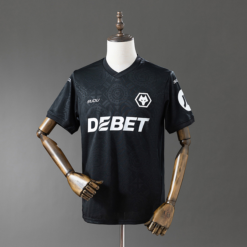 Wolves Wolves 25/26 Goalkeeper Jersey Black S-4XL