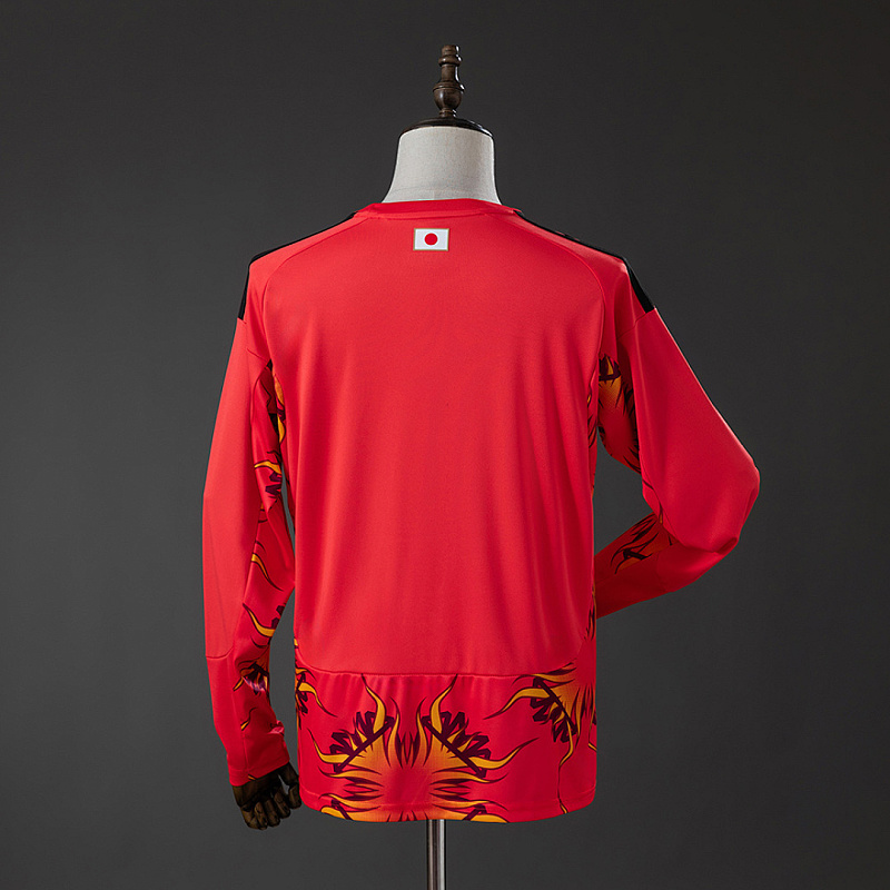 Giappone Japan 2026 GK - Red Long-Sleeved Jersey S-4XL 2