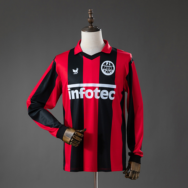 Eintracht Frankfurt Frankfurt 83/84 Home Retro Long Sleeve Jersey S-XXL