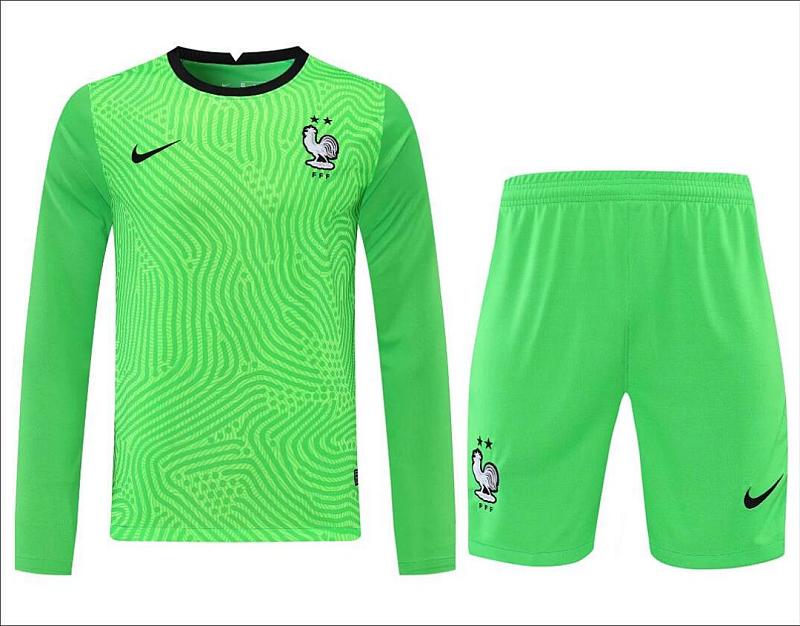 Francia France Green Long Sleeve Goalkeeper S-XXL (can be sold separately) 4