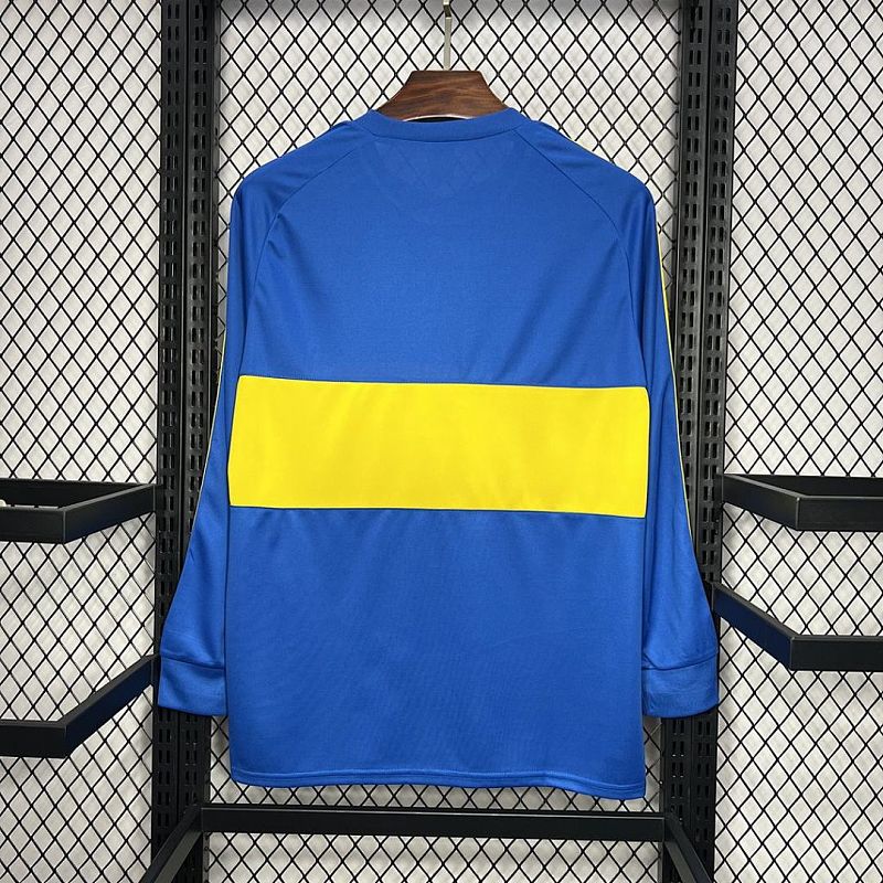 Boca Juniors Boca Juniors 1981 Home Long Sleeves Retro Jersey S-XXL 2