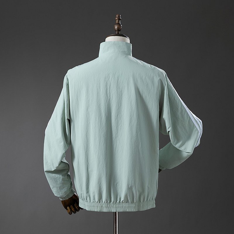 French Reversible French Reversible Jacket Windbreaker - Blue & Mint Green S-XXL 3