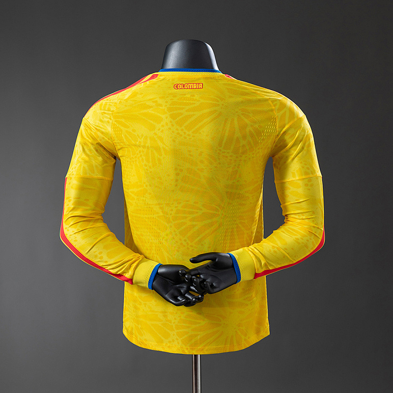Nazionale Columbia 2026 Home Long-Sleeve Player Jersey S-4XL 2