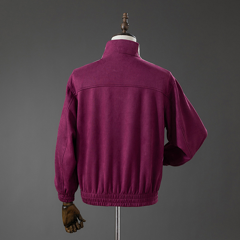 (Chinese New (Chinese New Year) Tang-style jacket - Purple S-XXL 2