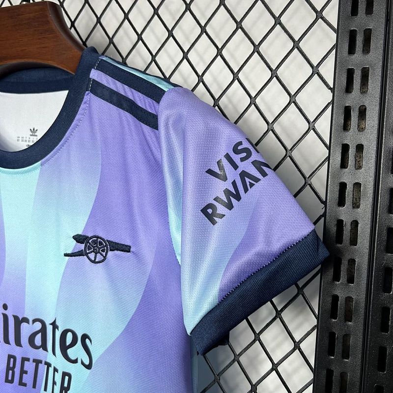 Arsenal Arsenal 2024/25 Third Away Kids Kit 3