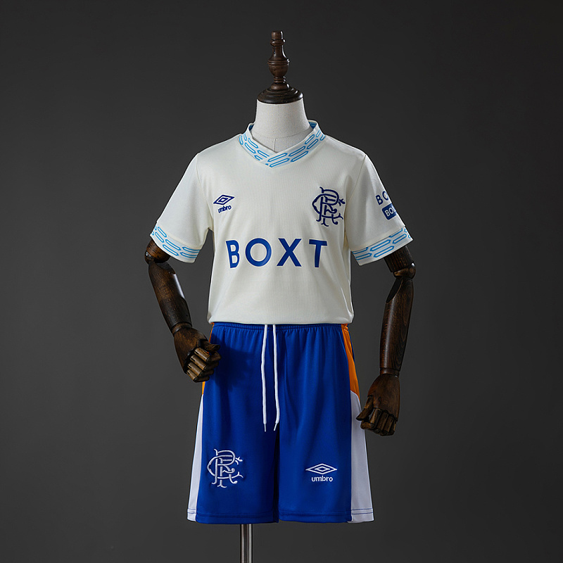 Rangers Kit Rangers 26/27 Away Kids Kit Jersey Size 16-28