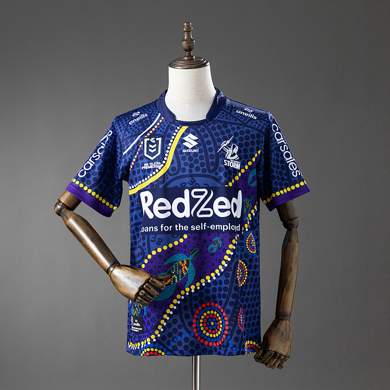 NRL Melbourne NRL Melbourne Storm 2025 Indigenous Jersey S-5XL