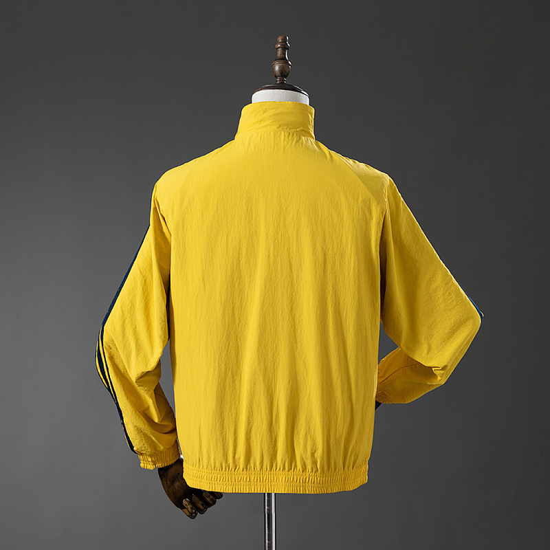 Real Madrid Real Madrid Reversible Jacket Windbreaker - Yellow & Red S-XXL 4