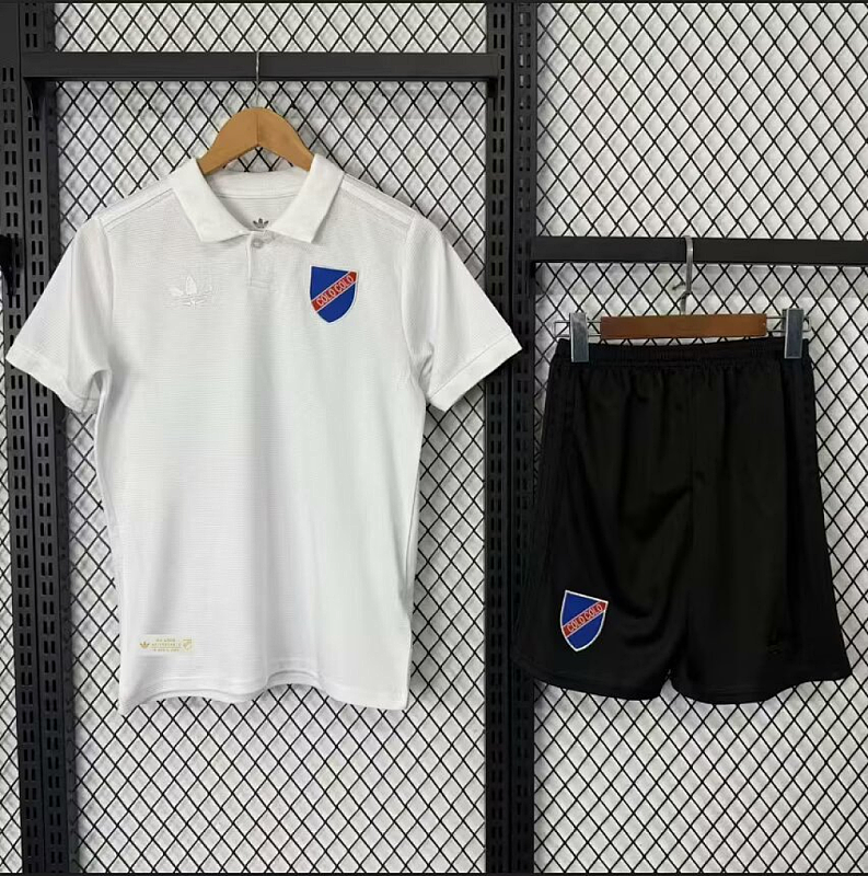 Colo Colo 25/26 Kids Colo Colo 100th Anniversary White size:16-28