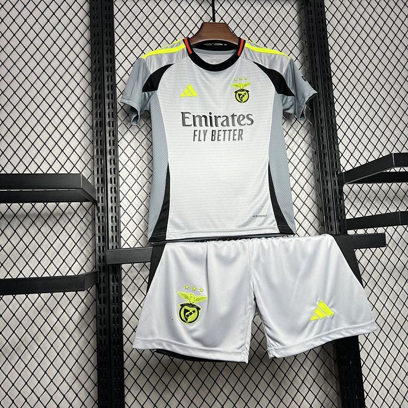 Benfica Benfica 2024/25 Third Away Kids Kit 7