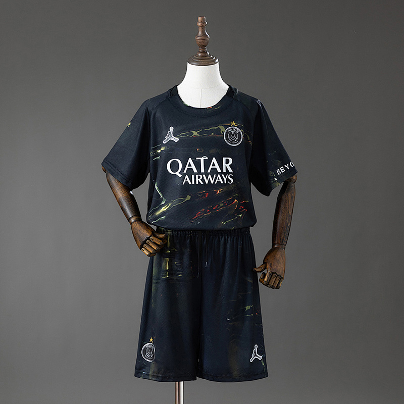PSG PSG 25/26 Night Edition Kids Kit Jersey SIZE 16-28