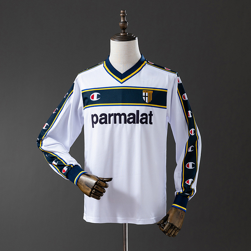 Parma Parma Calcio 02/03 Away Long Sleeve Retro Jersey S-XXL