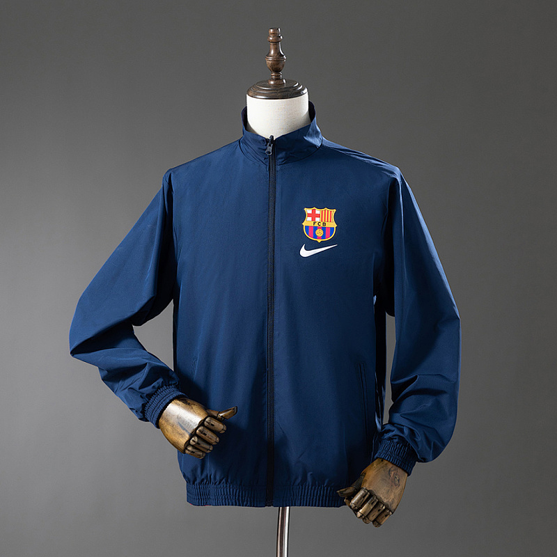 Barcelona Barcelona Reversible Jacket Windbreaker - Red & Navy S-XXL 3