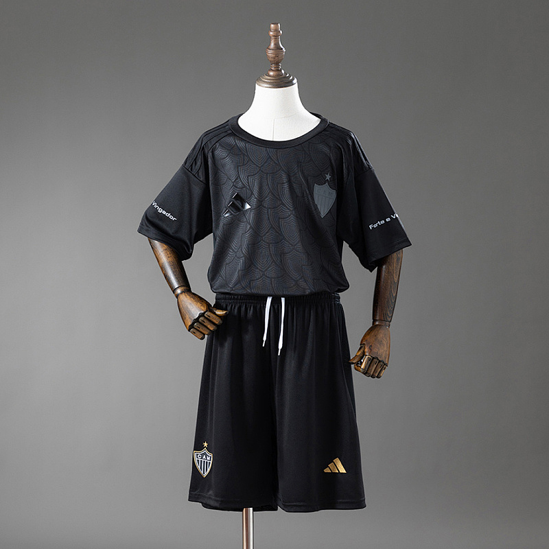 Atletico Madrid Atlético Mineiro 25/26 Limited Edition - Black Kids Kit Jersey SIZE 16-28