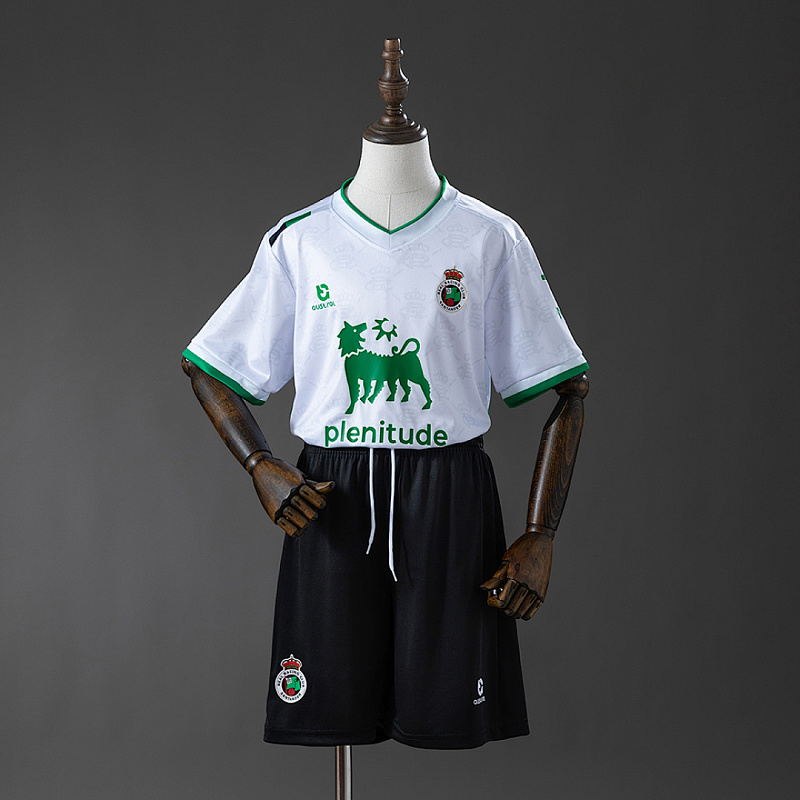 Racing Racing Santander 25/26 Home Kids Kit Jersey Size 16-28