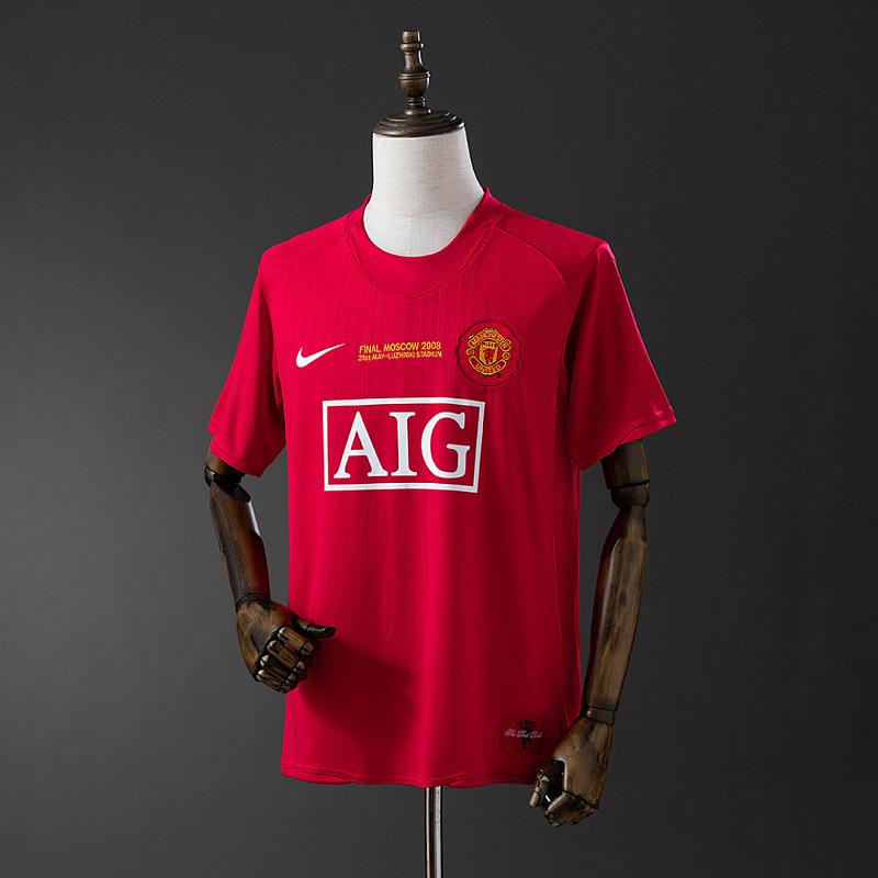 07-08 M-U Retro 07-08 M-U Champions League version home S-XXL