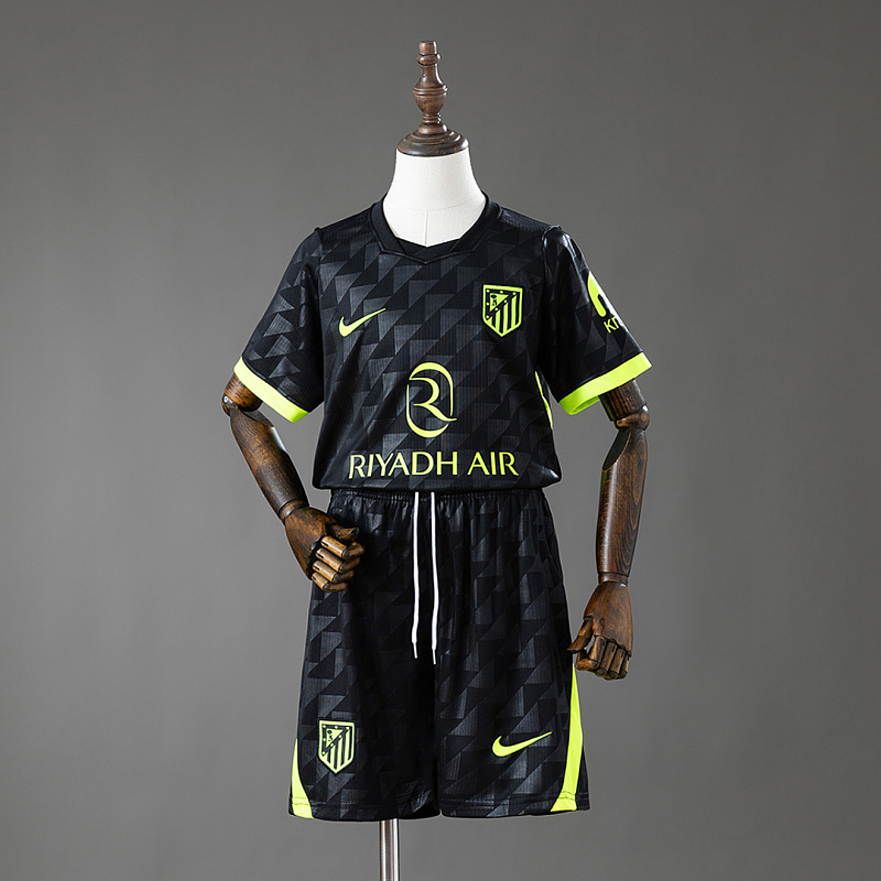 Real Madrid Atletico Madrid 26/27 Away Kids Kit Jersey Size:16-28