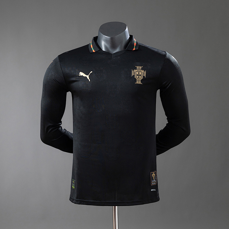 Portogallo Portugal 2026 Special Edition - Black Panther Long-Sleeve Player Jerseys S-4XL