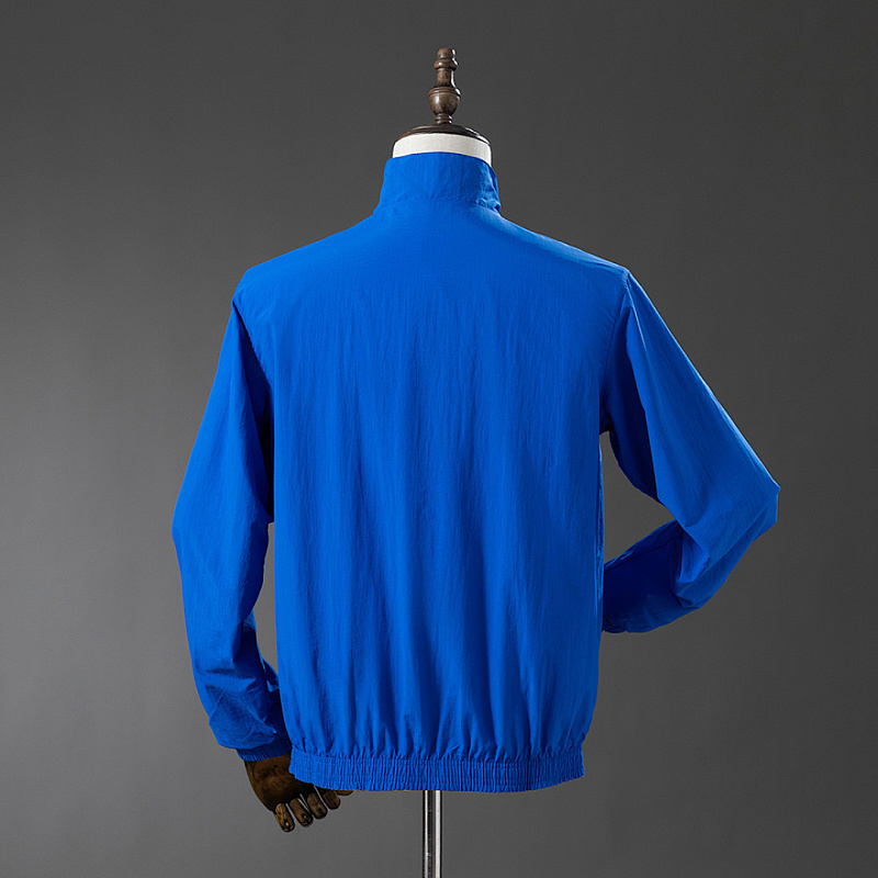 French Reversible French Reversible Jacket Windbreaker - White & Blue S-XXL 2