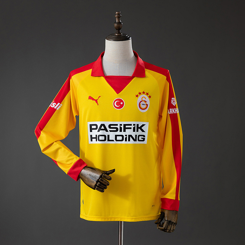 Galatasaray Edition Galatasaray 25/26 Retro Edition - Yellow Long-Sleeve Jersey S-4XL