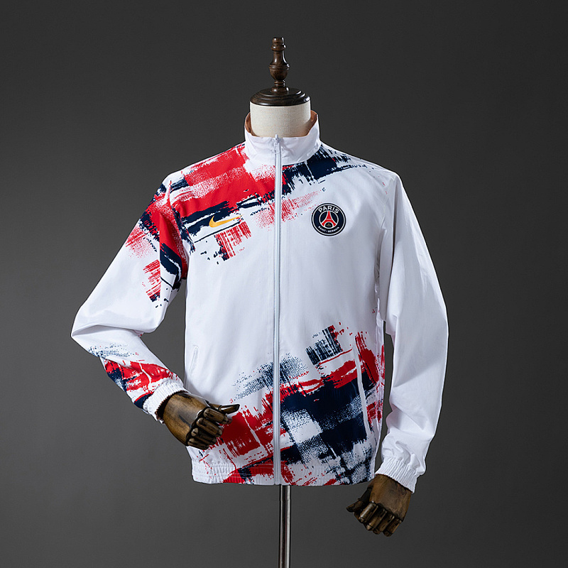 PSG PSG Reversible Jacket Windbreaker - White & Brown S-XXL 2