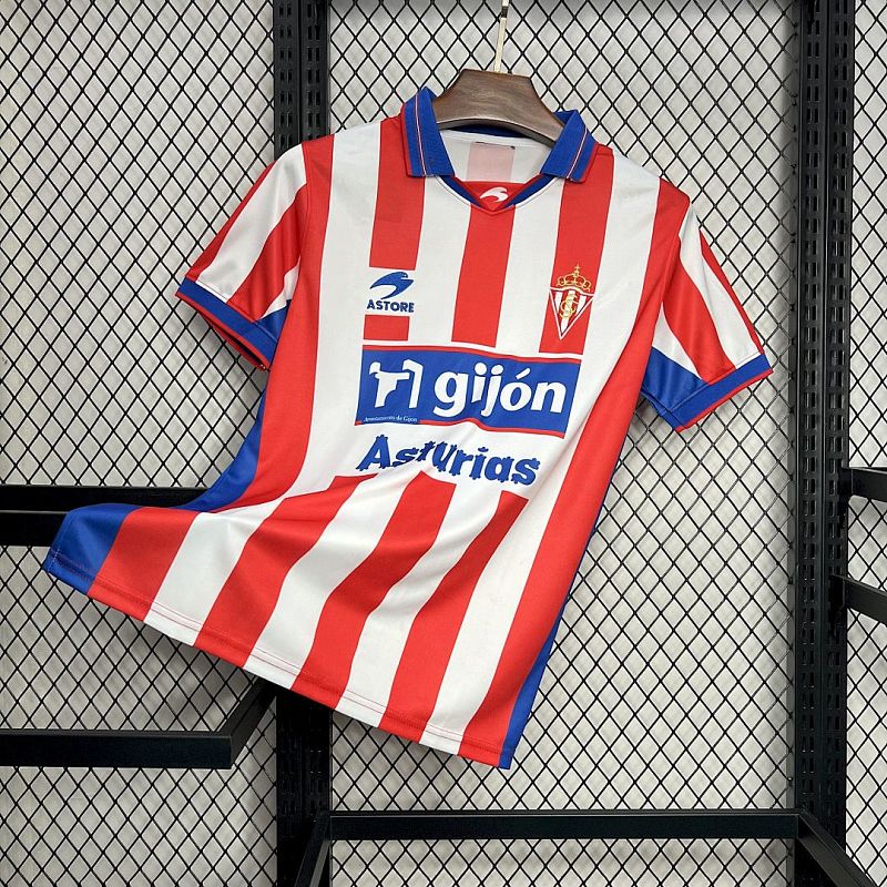 Sporting CP Sporting de Gijon 2001/02 Home Retro Jersey S-XXL