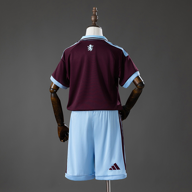Aston Villa Aston Villa 26/27 Home Kids Kit Jersey Size 16-28 2