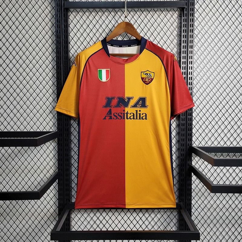 Rome 2001-2002 Retro Rome 2001-2002 Home Size S-XXL
