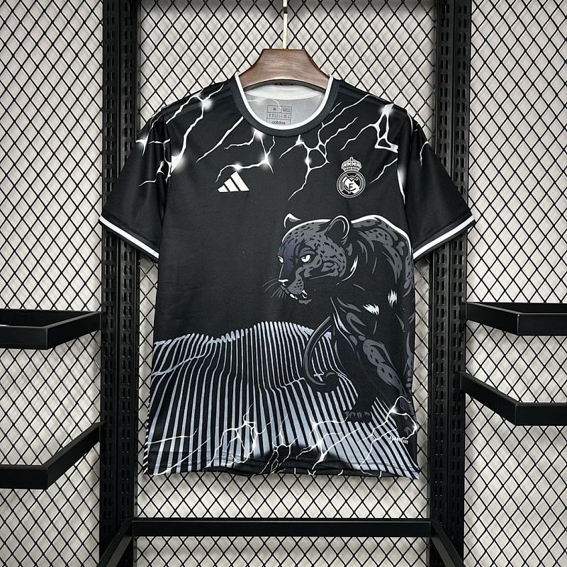 Real Madrid Real Madrid 2024/25 Special Edition Black Jersey S-XXL