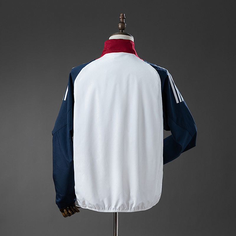 M-U Windbreaker M-U Windbreaker - White & Navy Blue S-XXL 2