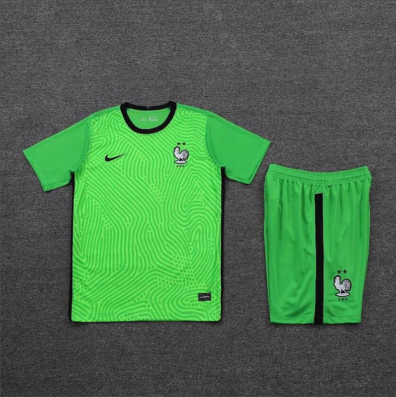 Francia France Green Short Sleeve Goalkeeper S-XXL (can be sold separately) 4