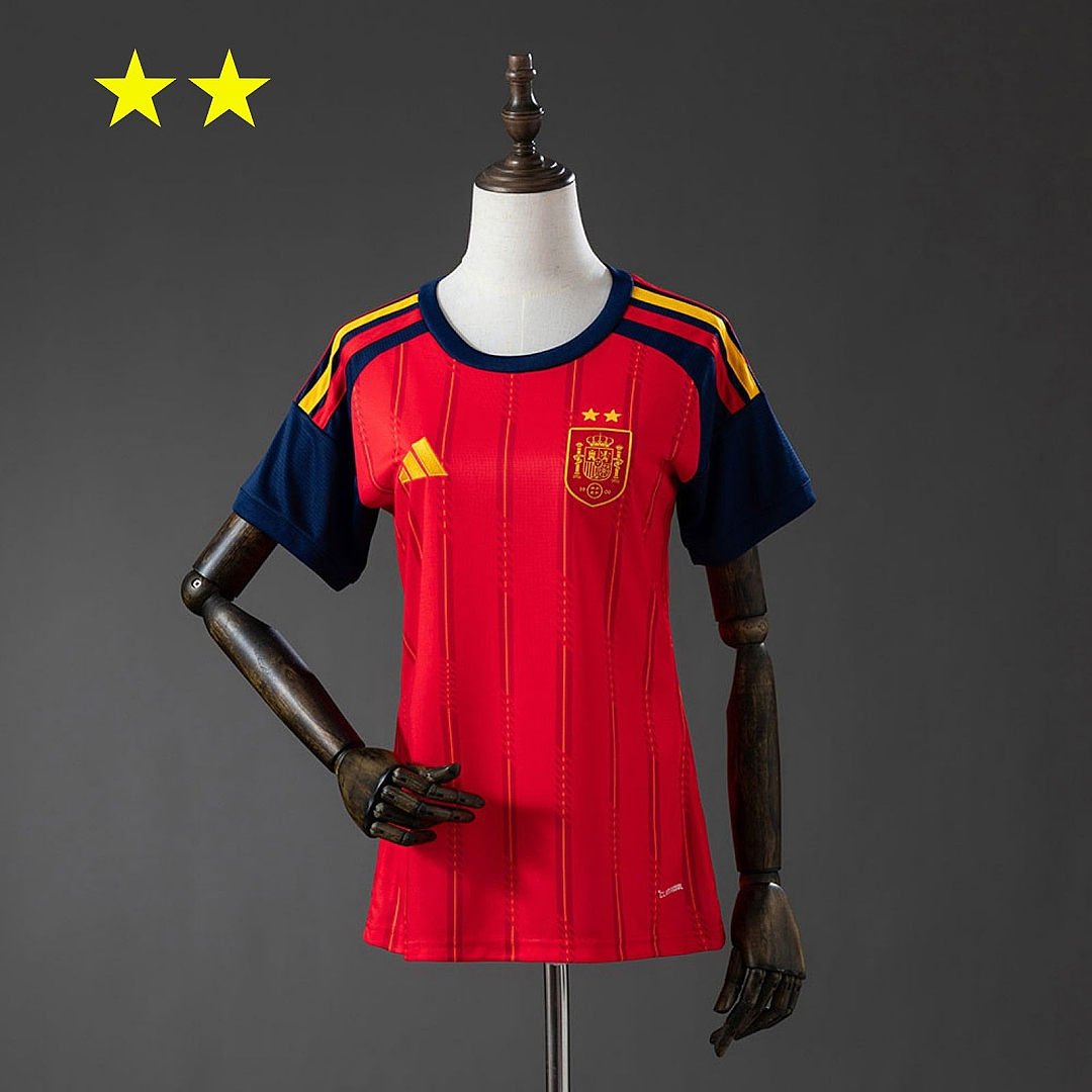 Spagna Spain 2026 Women's Home 2-Star Champion Edition Jersey S-XXL 5