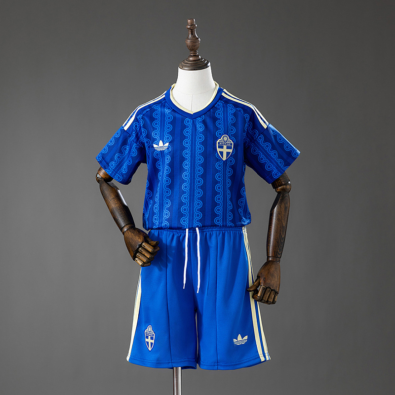 Sweden 2026 Sweden 2026 Away Kids Kit Jersey SIZE 16-28