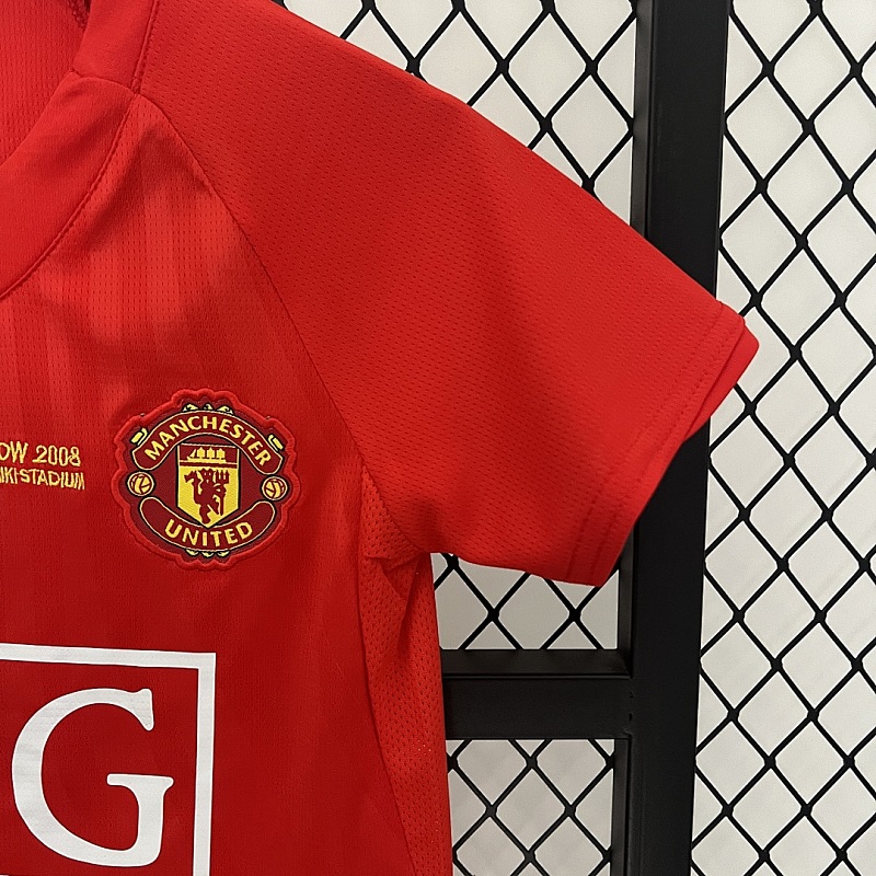 M-U Champions kids M-U 07/08 Champions League version home size: 16-28 6