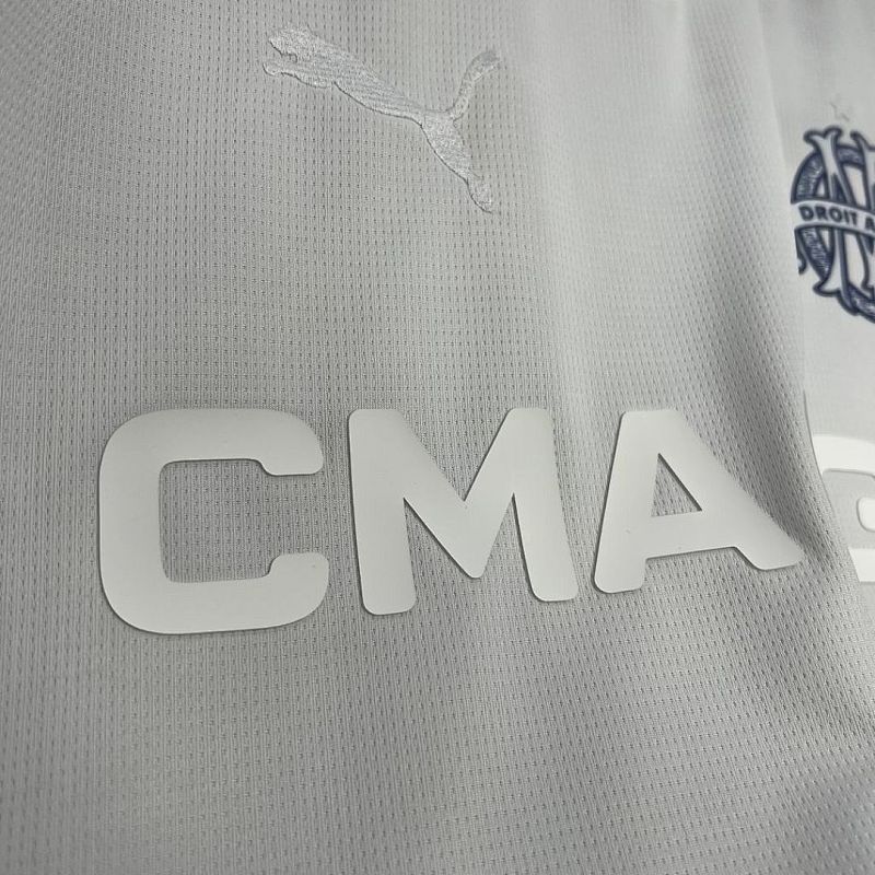 Marseille Olympique de Marseille 125th Anniversary white Jersey S-XXXXL 4