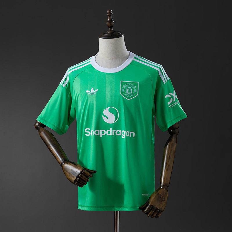 M-U Goalkeeper M-U 25/26 Third Goalkeeper Jersey Green S-4XL