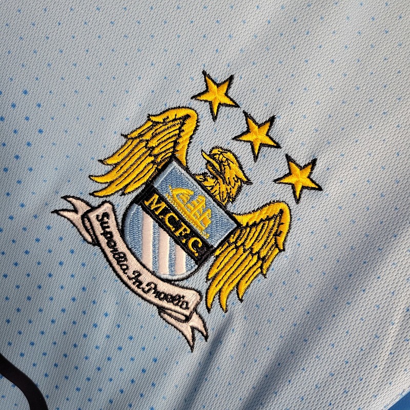 Manchester City Retro version 11-12 Manchester City home size S-XXL 7