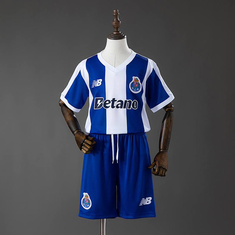 Porto Porto 26/27 Home Kids Kit Jersey Size:16-28
